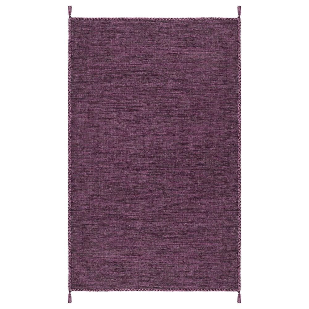 Safavieh Montauk 5" x 8" Purple and Black Area Rug, , large