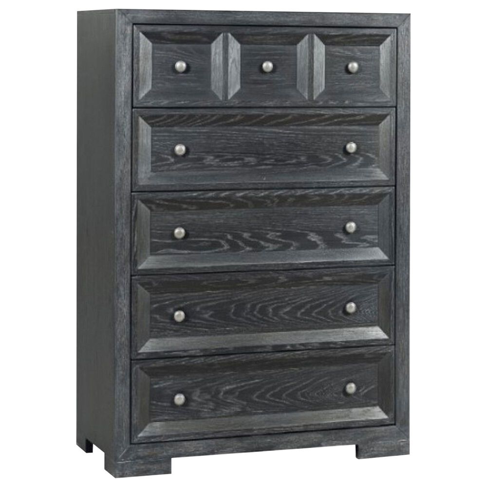 Furniture of America Hatton 6-Piece Queen Bedroom Set in Weathered Black, , large