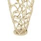 Maple and Jade 23" Cutout Coral Decorative Vase in Satin Gold, , large