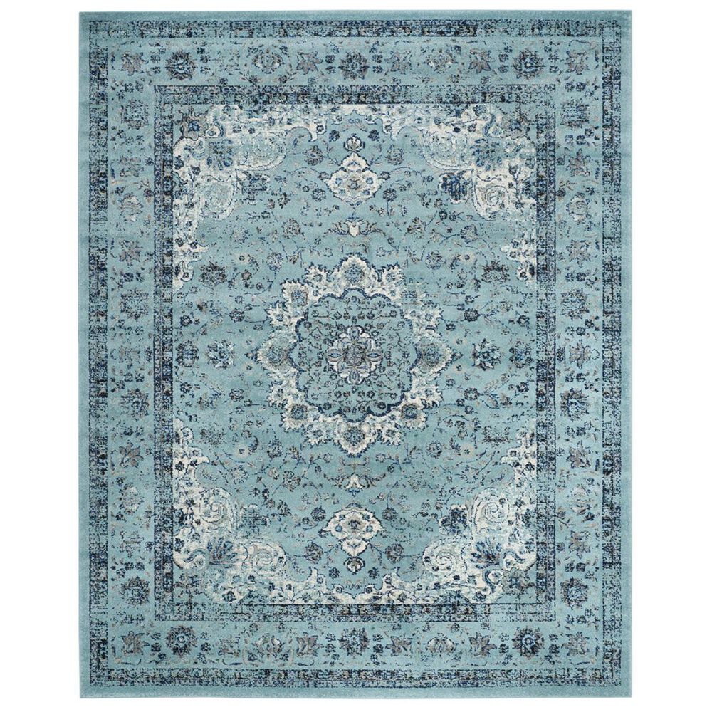 Safavieh Evoke EVK220E-9 9&#39; x 12&#39; Light Blue/Light Blue Area Rug, , large