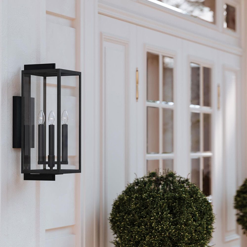Troy Lighting Nico 3-Light Exterior Wall Sconce in French Iron, , large