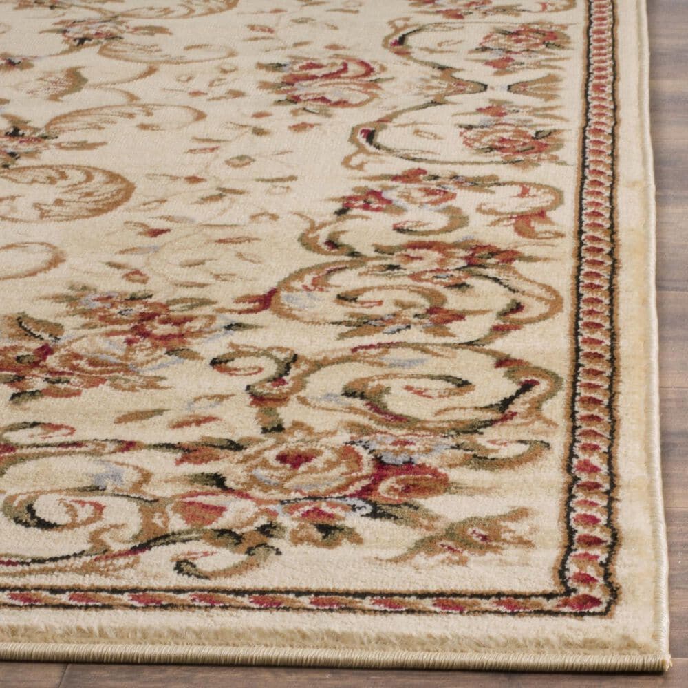 Safavieh Lyndhurst  2&#39;3&quot; x 8&#39; Ivory and Beige Runner, , large