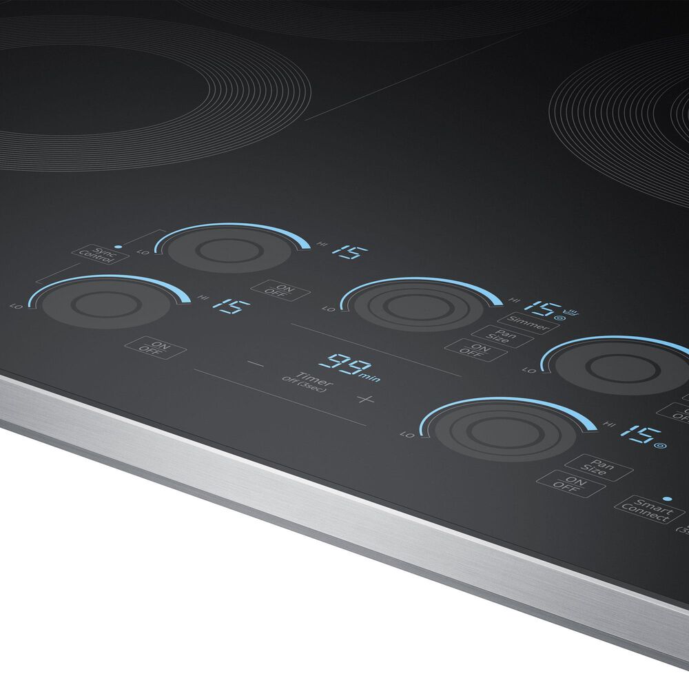 Samsung 2-Piece Kitchen Package with Bespoke 30" Combination Wall Oven and 30" Electric Cooktop in Stainless Steel, , large