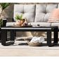 Woodard Vale Coffee Table in Textured Black Finish, , large