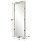 Uttermost Carrizo Rectangular Tall Mirror in Rustic Bronze and Light Antique Gold Leaf, , large