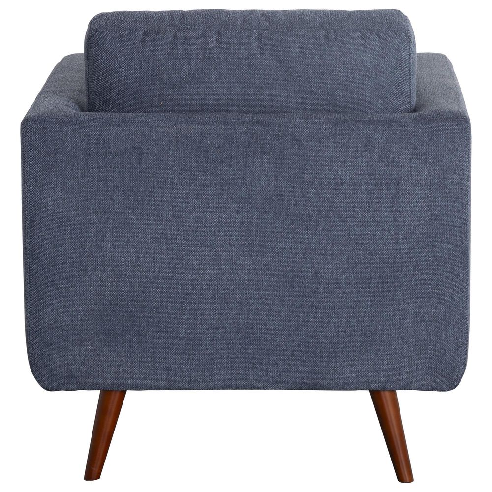 Apricot Liverpool Arm Chair in Denim, , large