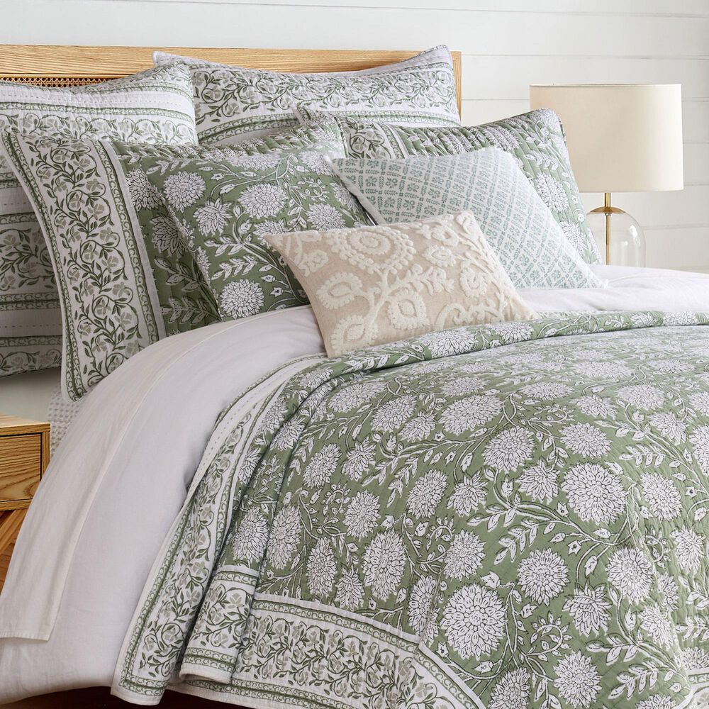 Levtex Adare 3-Piece Full/Queen Quilt Set in Sage, , large