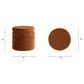 Jennifer Taylor Home Fuji Storage Ottoman in Burnt Orange, , large