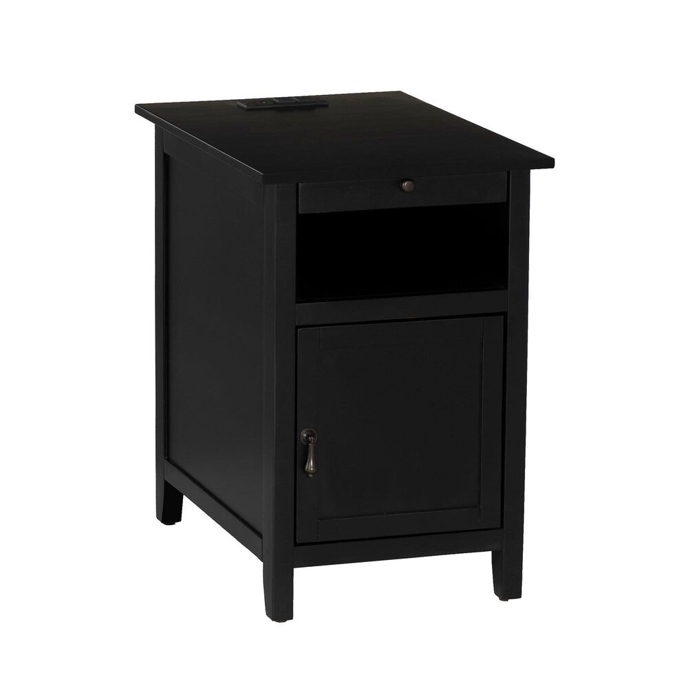 Linden Boulevard Butra Accent Table in Black, , large