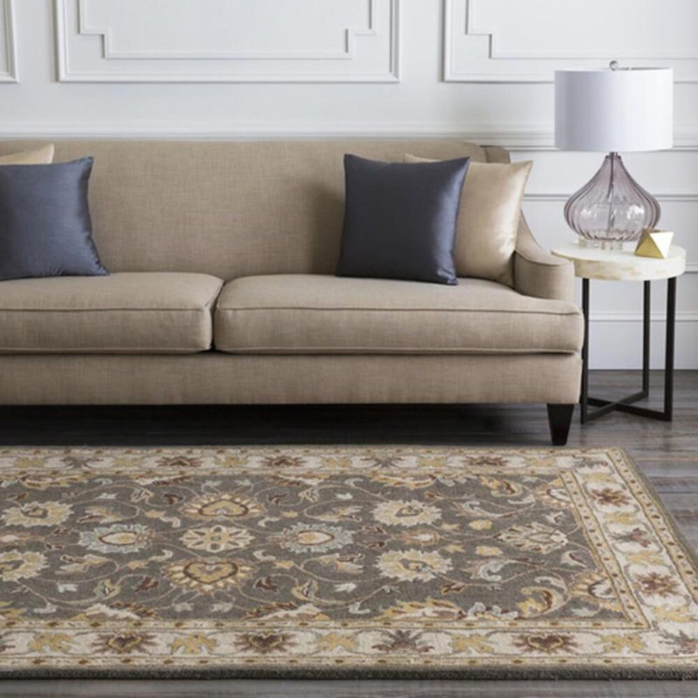 Surya Caesar CAE-1005 8&#39; x 11&#39; Charcoal and Khaki Area Rug, , large