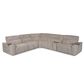 Aurora Furnishings 6-Piece Power Reclining Sectional in Fossil, , large