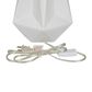 Maple and Jade 26" x 15" Table Lamp in Glossy White, , large