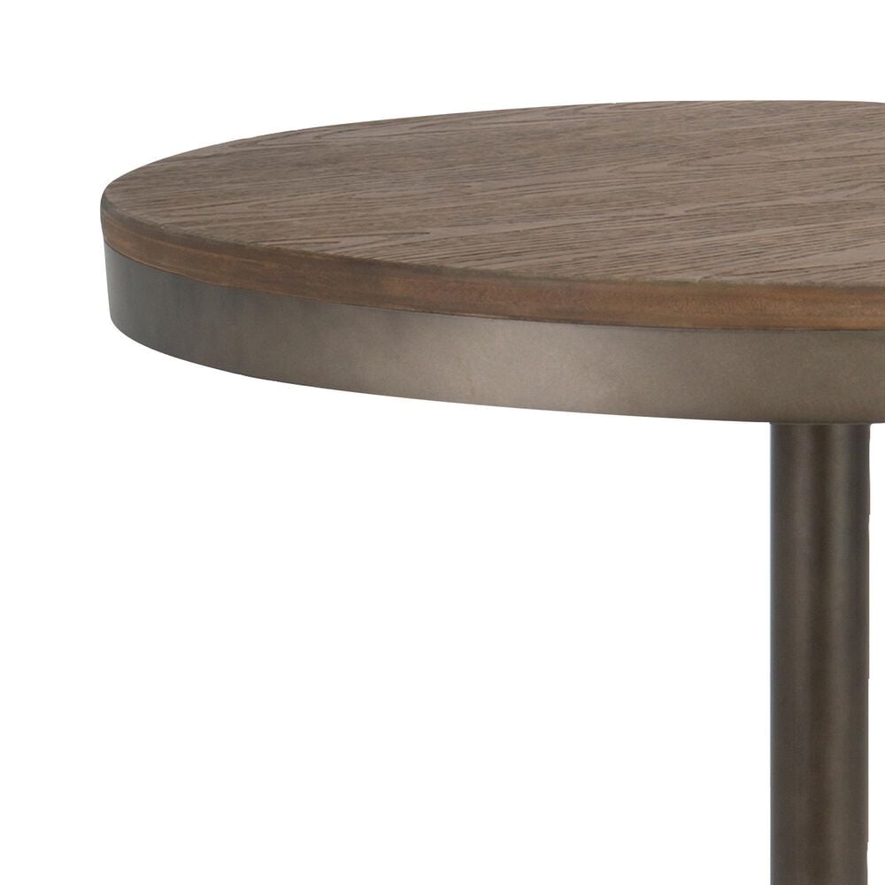 Lumisource Dakota Versatile Bar or Dinette Height Table in Brown and Antique Bronze with Assembly, , large