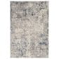 Nourison Rustic Textures Ivory, Grey and Blue 3"11" x 5"11" Area Rug, , large