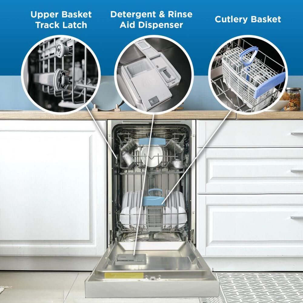 Danby 18&quot; Built-In Dishwasher with Child Lock in White, , large