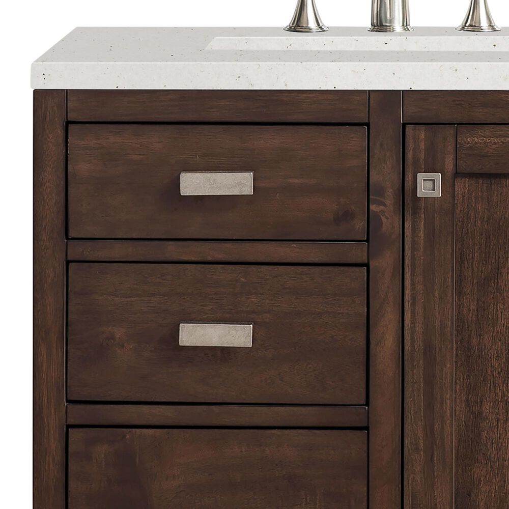 James Martin Vanities Addison 30&quot; Single Bathroom Vanity in Mid-Century Acacia with 3 cm Lime Delight Quartz Top and Rectangular Sink, , large
