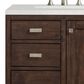 James Martin Vanities Addison 30" Single Bathroom Vanity in Mid-Century Acacia with 3 cm Lime Delight Quartz Top and Rectangular Sink, , large