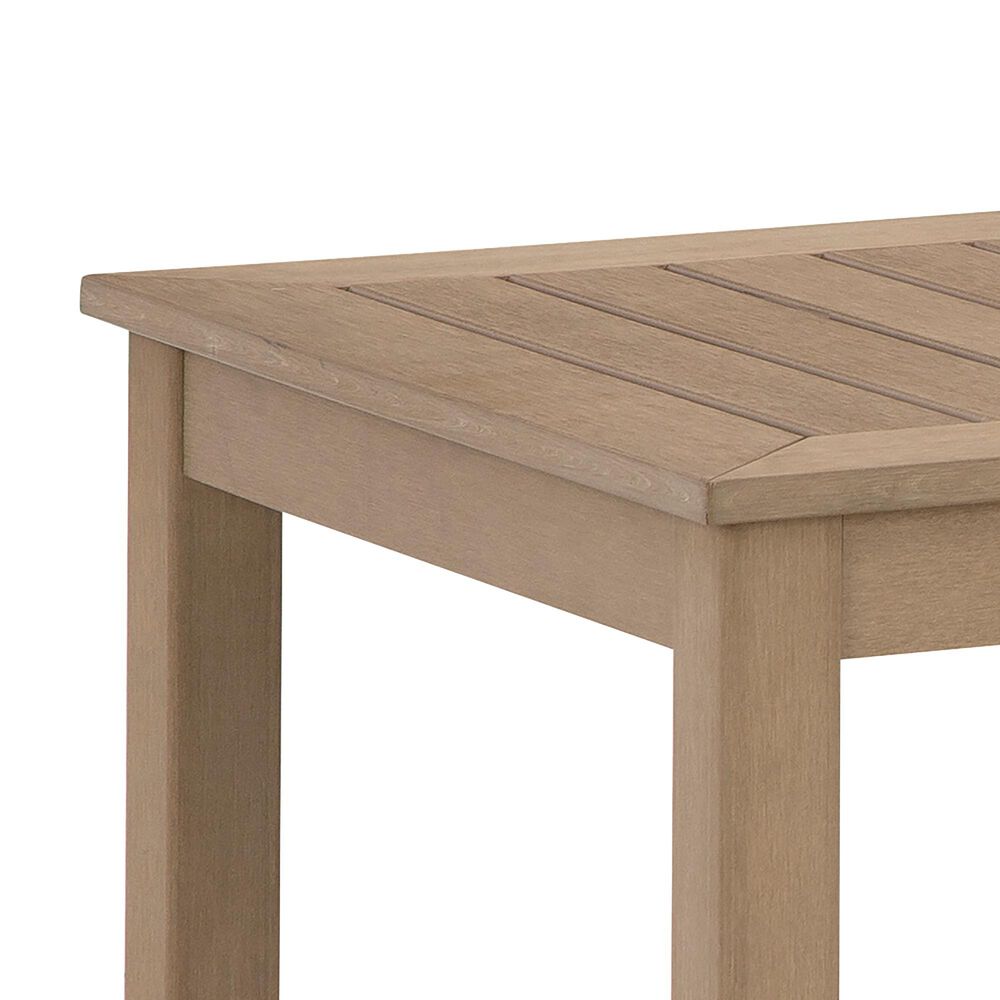Ashley Hallow Creek Outdoor Cocktail Table in Driftwood, , large