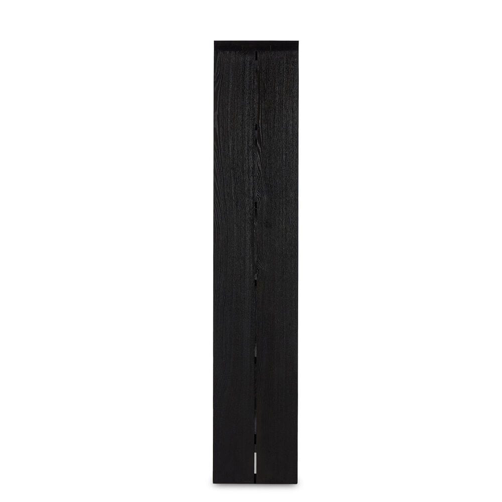 Four Hands Warby 5-Shelf Bookcase in Worn Black, , large