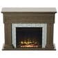 Classic Flame Twin Star 47" Wall Mantel Electric Fireplace with Reversible Surround in Hooper Oak, , large