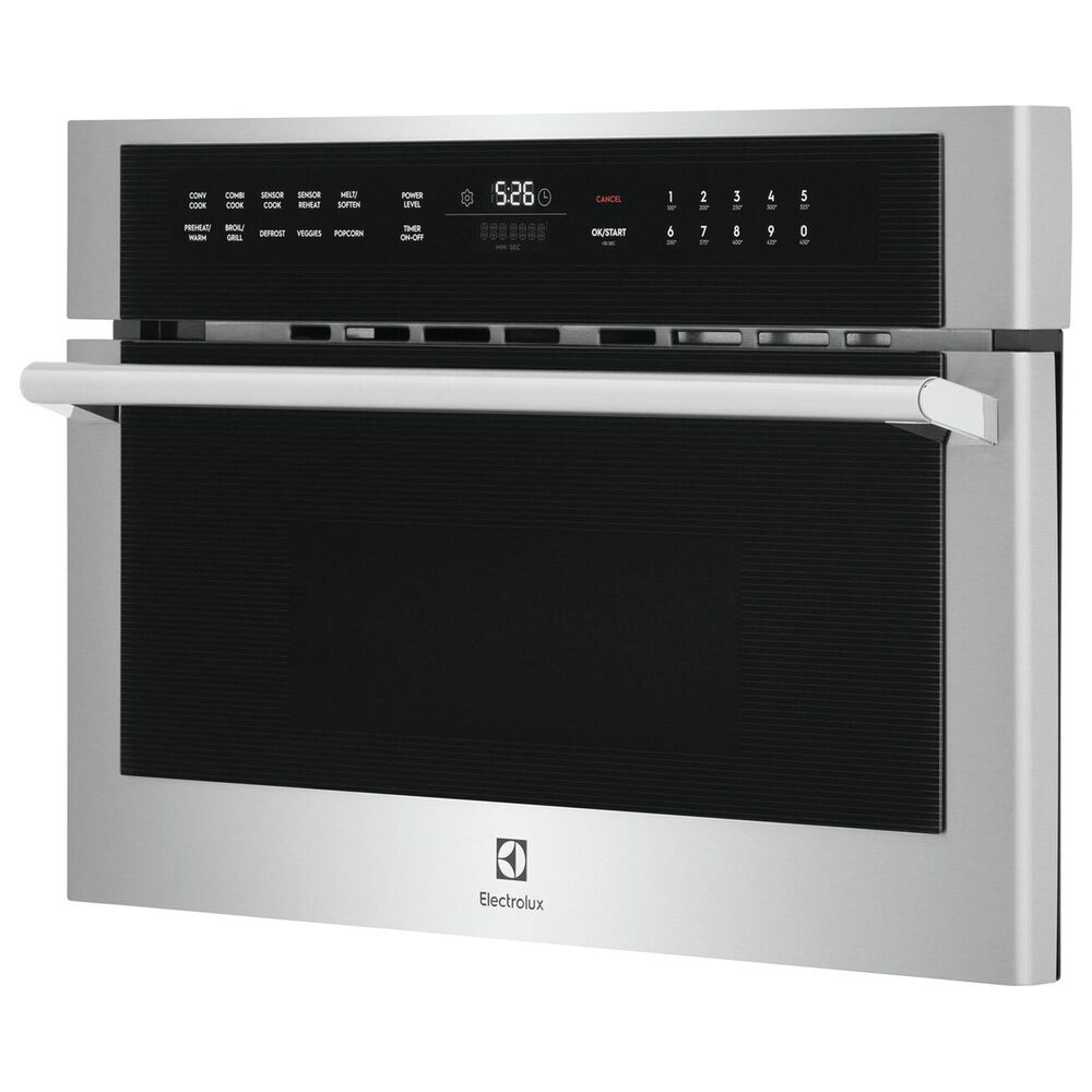 Electrolux 30" Built-In Microwave Oven with Drop-Down Door in Stainless Steel, , large