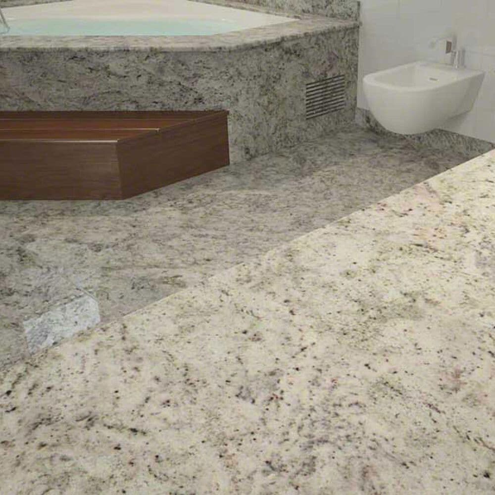 NFM Custom Countertops Salinas White 3cm Granite Countertop, , large