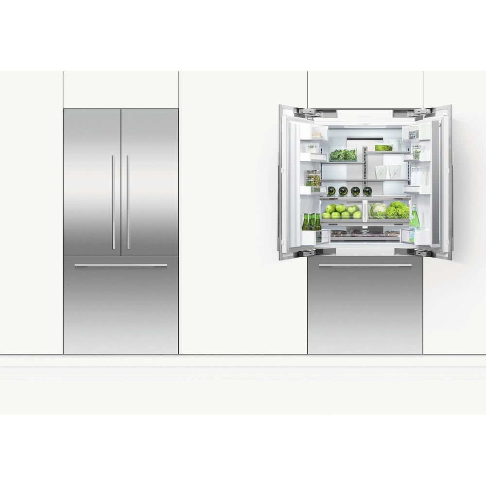 Fisher and Paykel 36&quot; Integrated French Door Panel with 80&quot; High in Stainless Steel, , large
