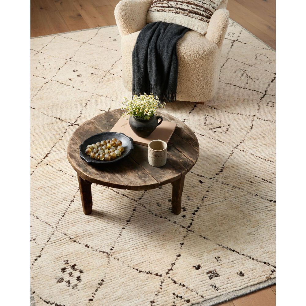 Amber Lewis x Loloi Briyana 7&#39;9&quot; x 9&#39;9&quot; Natural and Stone Area Rug, , large