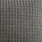 Sunday Citizen Snug Waffle 20" Square Throw Pillow in Granite, , large
