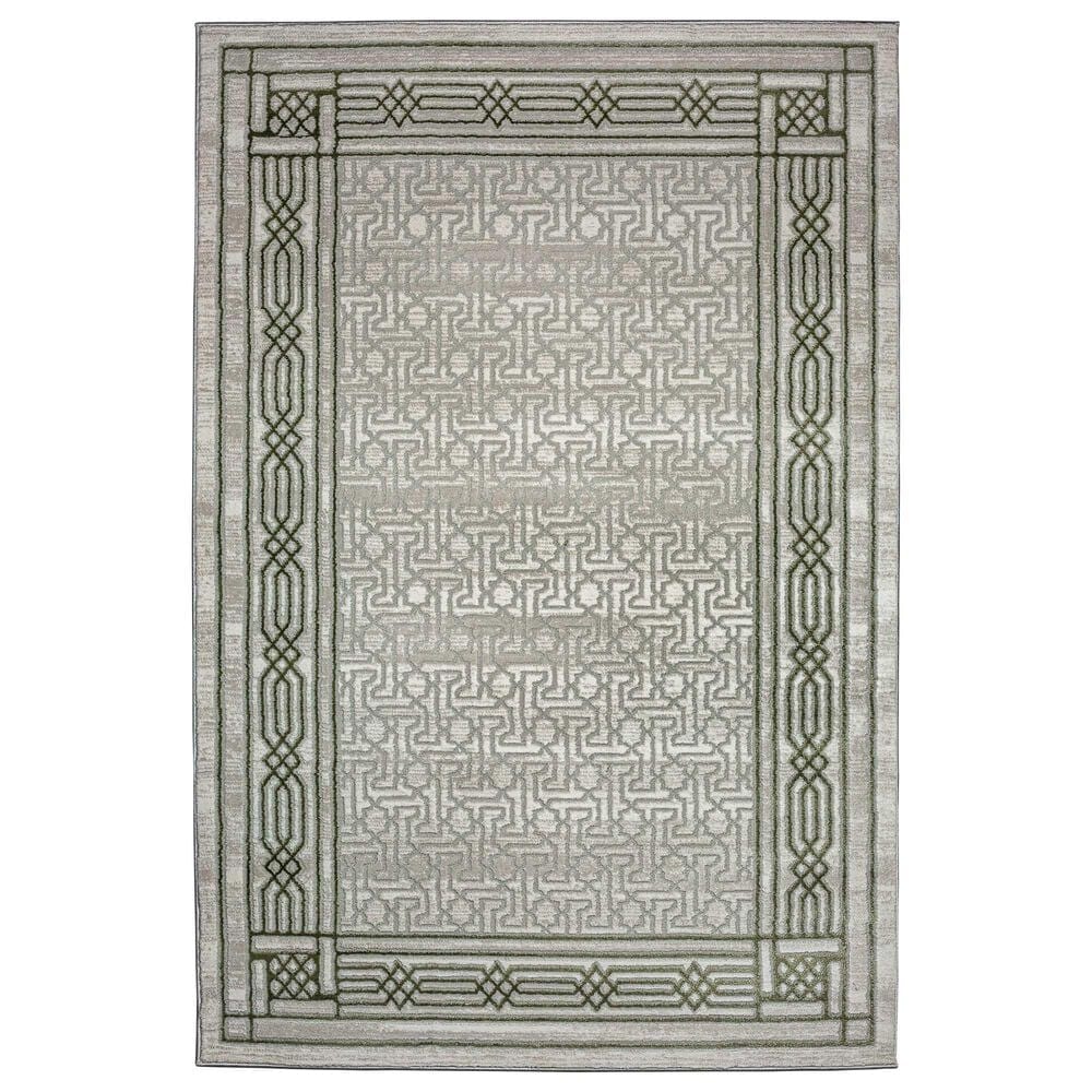 Radici USA Davide Southwestern 5"3" x 7"3" Green Area Rug, , large