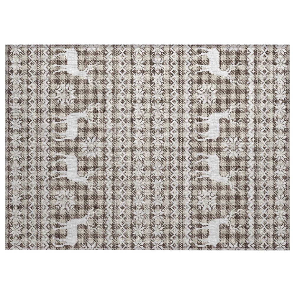 Dalyn Rug Company Wonderland WN28 2"6" x 3"10" Brown Indoor/Outdoor Area Rug, , large