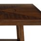 Linon Home Decor Spiva Counter Height Table with Lazy Susan in Brown - Table Only, , large