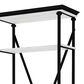 Furniture of America Kidd 33" Bookcase in Antique White/Black, , large