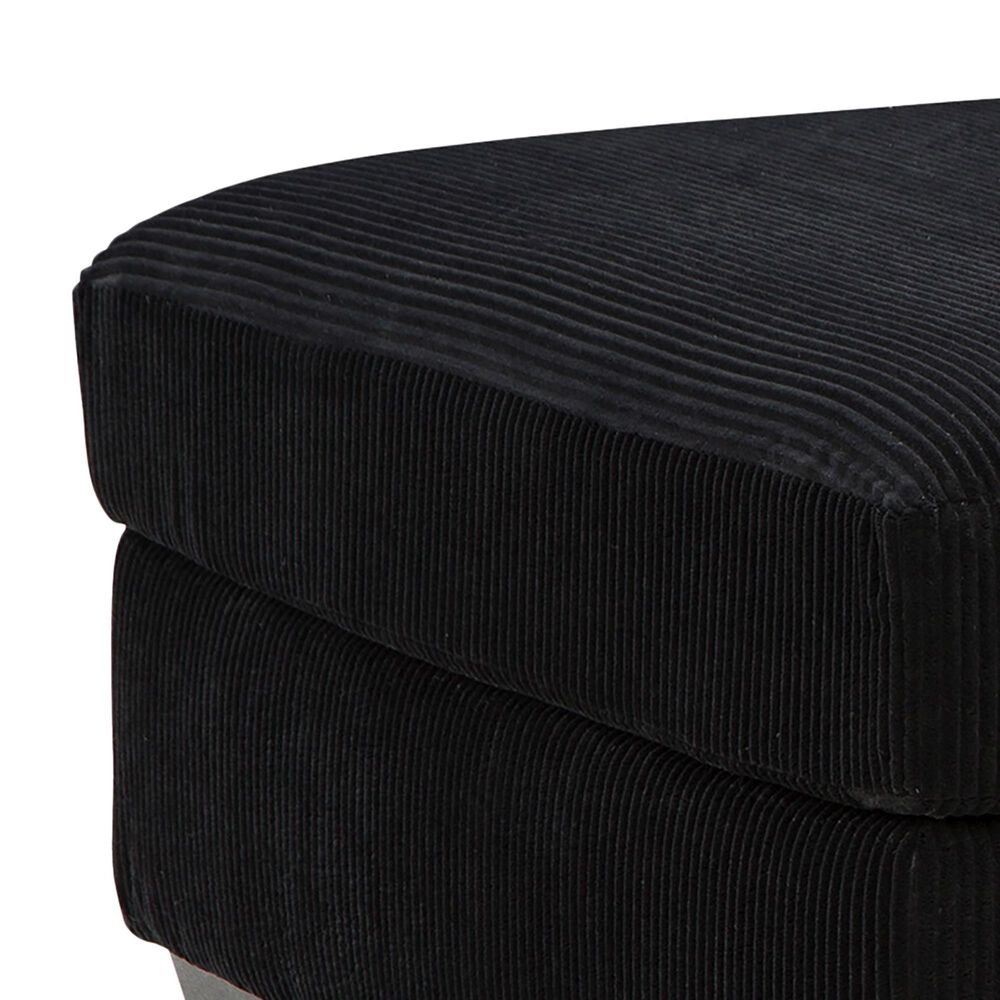 Ashley SimpleJoy Oversized Accent Ottoman in Onyx, , large
