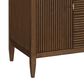 James Martin Vanities Myrrin 60" Double Bathroom Vanity in Mid-Century Walnut with 3 cm Eternal Jasmine Pearl Silestone Top, Rectangular Sinks and FreePower Wireless Charger, , large