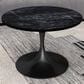 Leisuremod Verve 27" Coffee Table with MDF Top in Black and Black Marble, , large