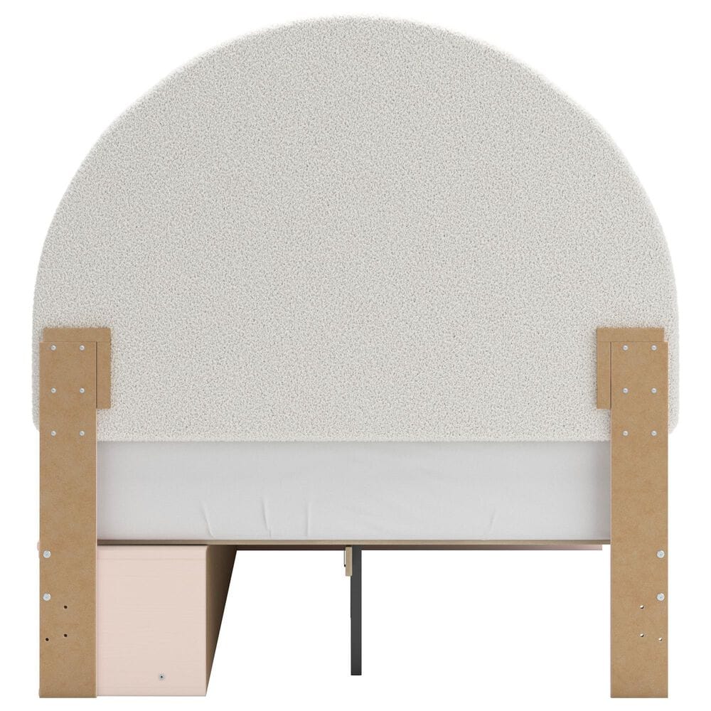 Ashley Wistenpine Full Upholstered Panel Bed with 1 Storage Unit, , large