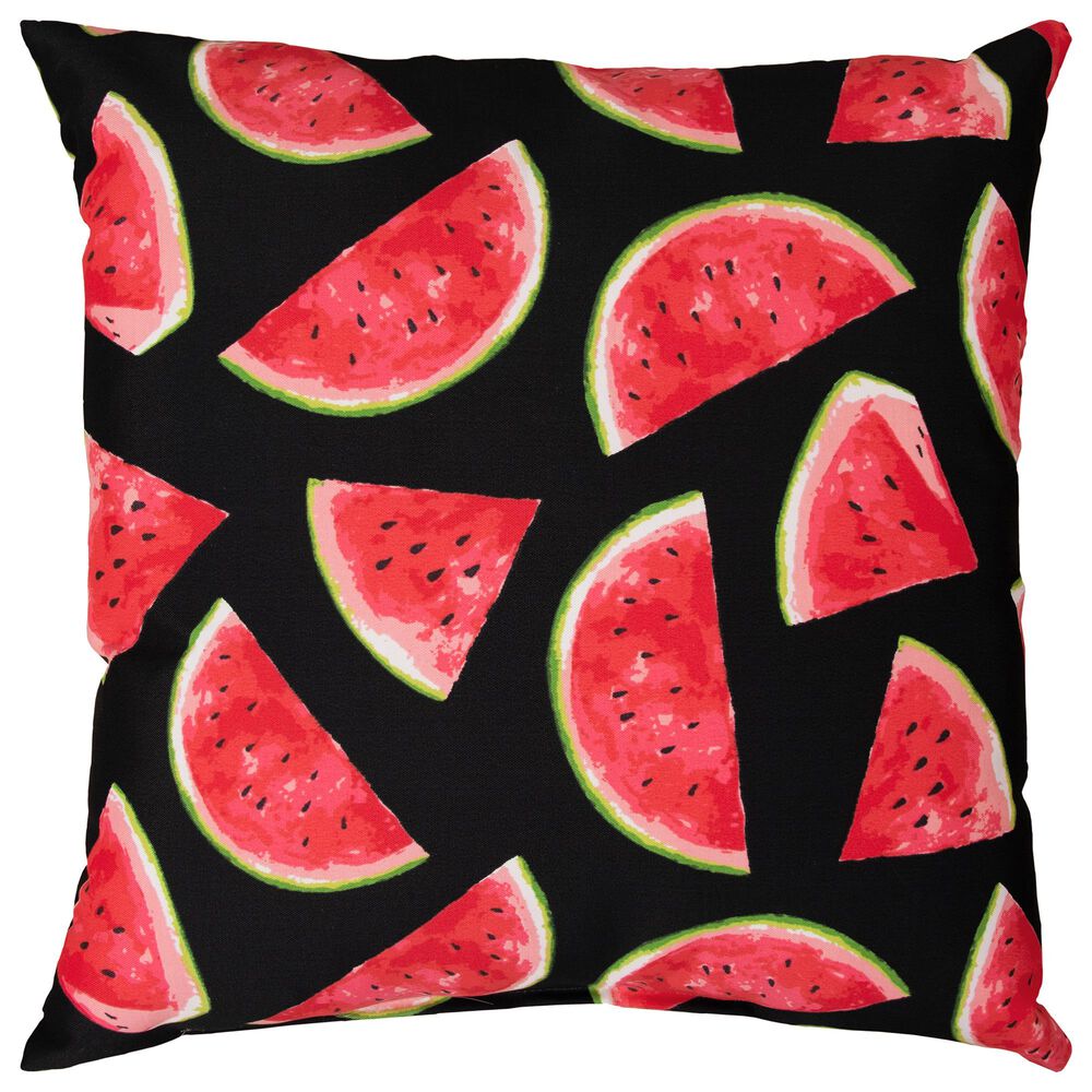 Rizzy Home Watermelon 22" Indoor/ Outdoor Pillow in Watermelon, , large