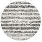 Safavieh Adirondack ADR126N 6" Round Ivory and Charcoal Area Rug, , large