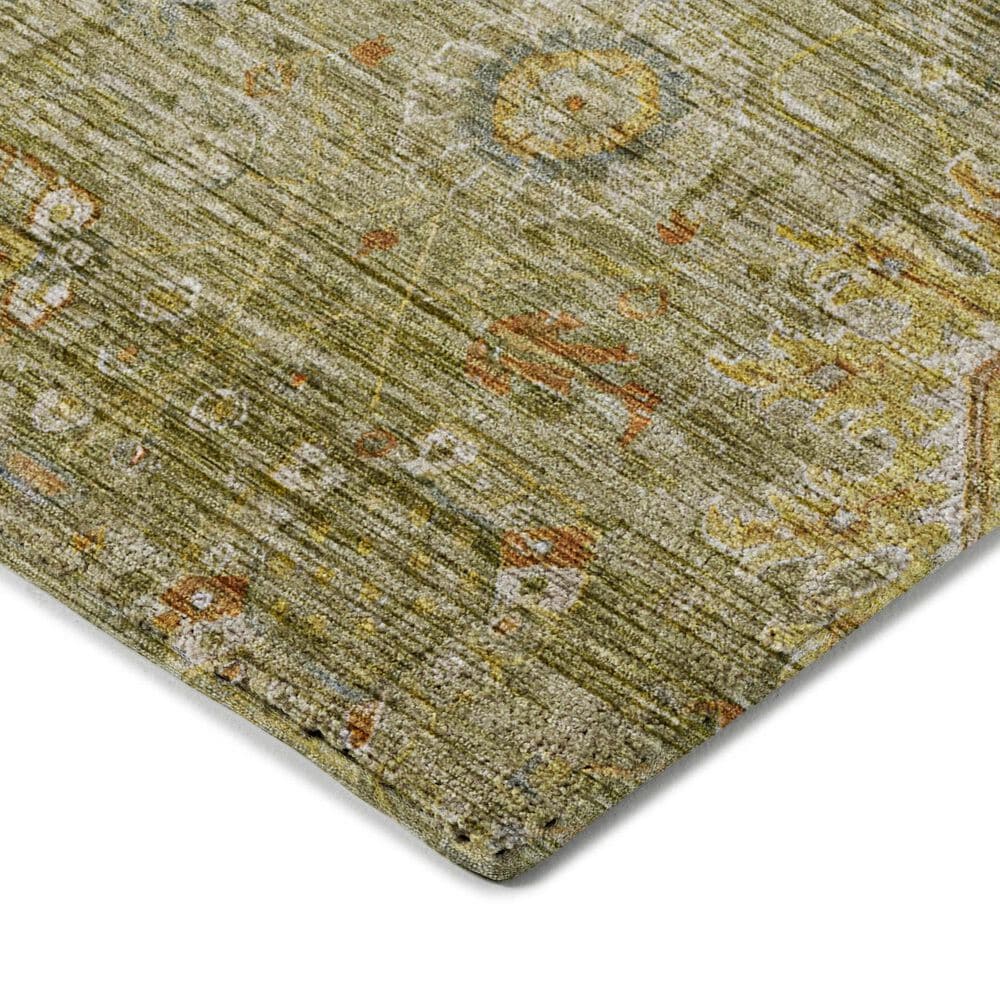 Dalyn Rug Company Silk Road Sage, Aloe, Fern, Copper and Ivory 2&#39;6&quot; x 3&#39;10&quot; Area Rug, , large