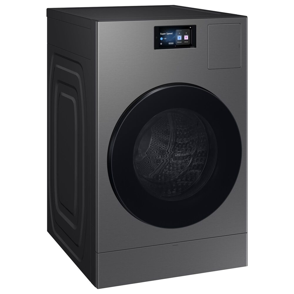 Samsung 5.3 Cu Ft. Bespoke AI Vented Laundry Combo All-in-One Ultra Capacity Washer and Electric Dryer with AI Home in Dark Steel, , large