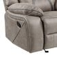 Steve Silver Tyson Manual Glider Recliner in Grey, , large