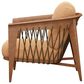 Lexington Furniture Palm Desert Davita Chair in Orange and Tan Stripe, , large