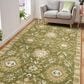 Amerr Romania 8" x 10" Olive Green Area Rug, , large