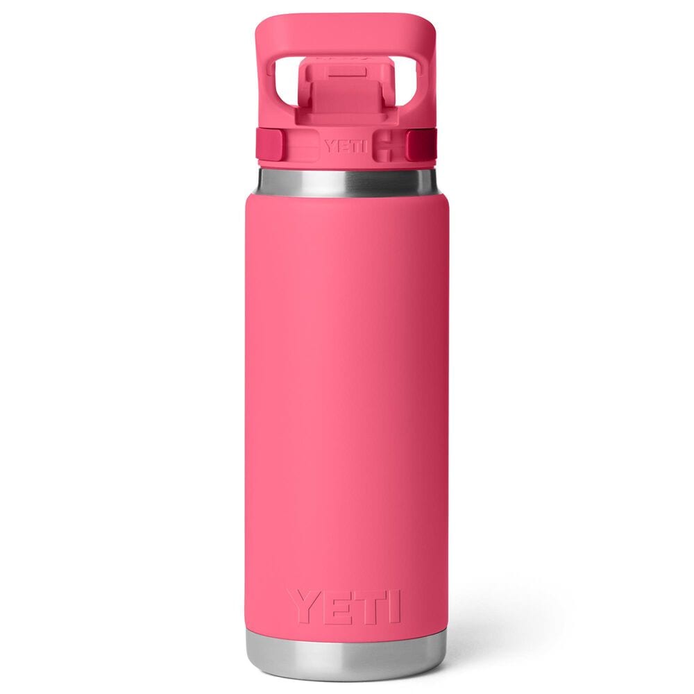 YETI Rambler 26 Oz Water Bottle with Flip Chug Cap in Tropical Pink, , large