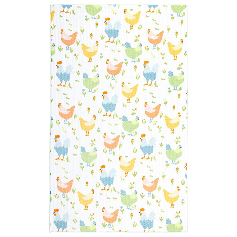 MuKitchen Vibe Dish Towel in Yardbird and Multicolor, , large