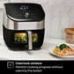 Instant Brands Vortex Plus 6-Quart Air Fryer with ClearCook in Stainless Steel and Black, , large