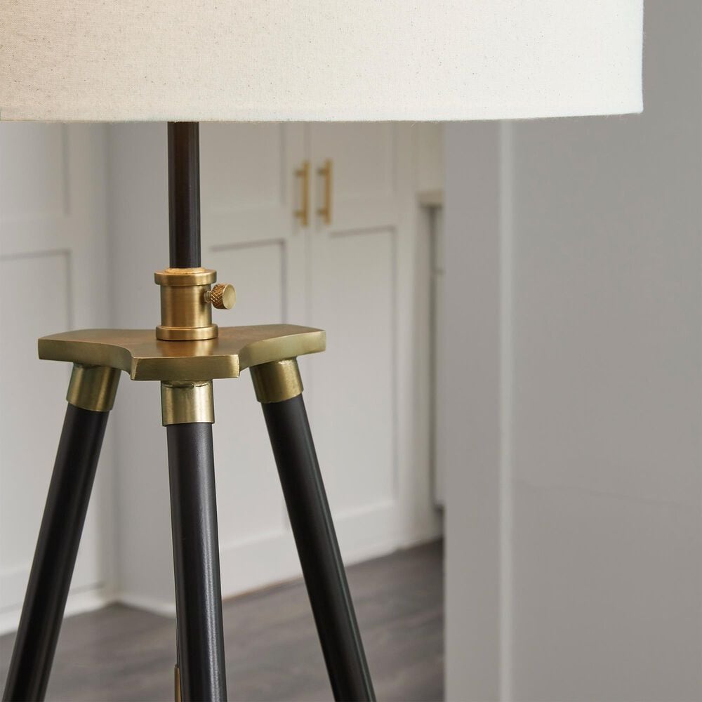 Ashley Cashner Floor Lamp in Black and Gold, , large