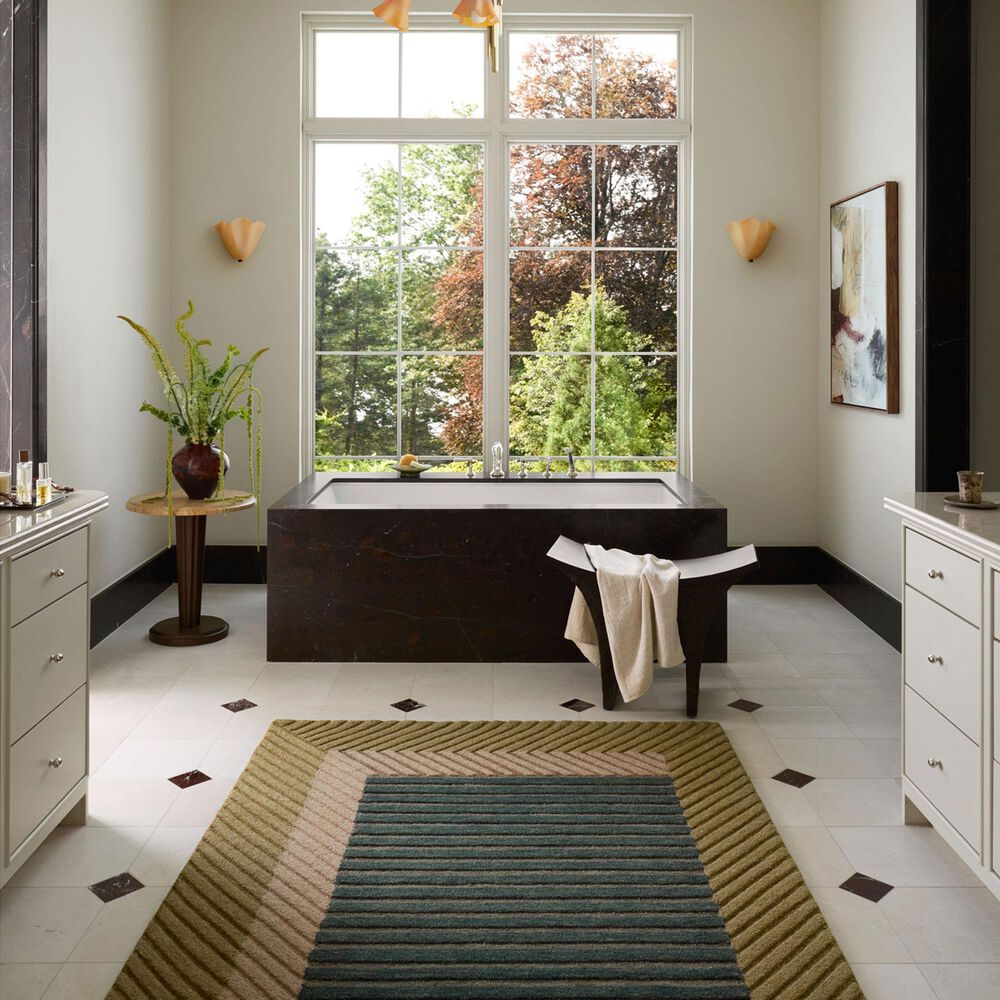 Loloi Madi Green and Multicolor 2'6" x 7'6" Runner, , large