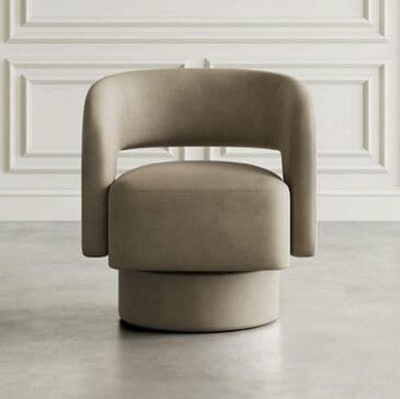 Waltham Sutton Swivel Chair in Sand, , large